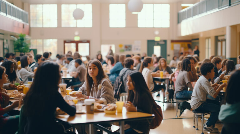 environnement adapté cantine scolaire